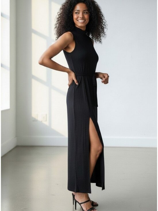 royal blue maxi dress With Strappy Back Fancy Black One Piece gradution dresses Color:As photo shows